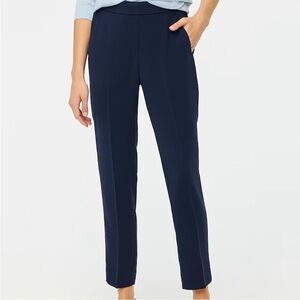 J. Crew Factory Jamie Pant with Elastic Waist Navy Blue Size 12